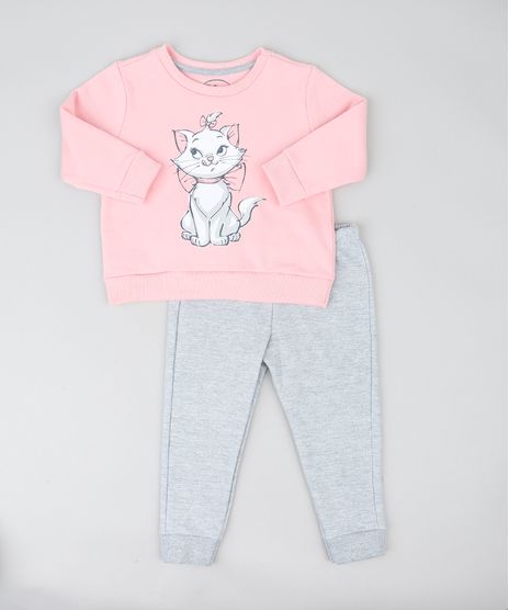 Conjunto-Infantil-Marie-de-Blusao-Rosa---Calca-em-Moletom-Cinza-Mescla-9419579-Cinza_Mescla_1