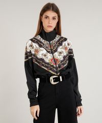 Jaqueta-Bomber-Feminina-Mindset-Corta-Vento-com-Estampa-de-Coroas-Preta-9476193-Preto_1