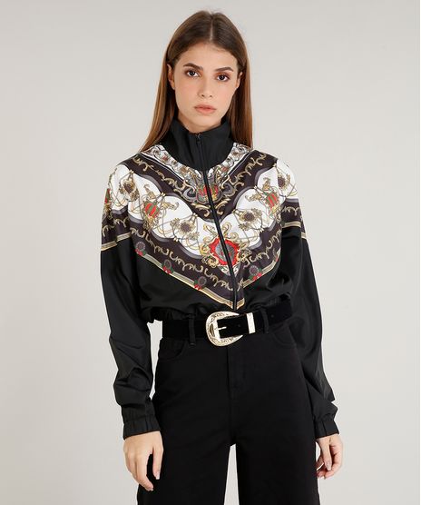 Jaqueta-Bomber-Feminina-Mindset-Corta-Vento-com-Estampa-de-Coroas-Preta-9476193-Preto_1