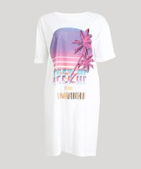 Vestido-T-shirt-Feminino-com-Paetes--Meet-At-The-Bloquinho--Manga-Curta-Branco-9482522-Branco_5