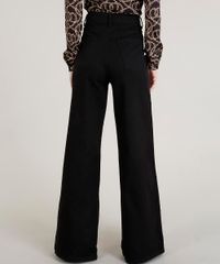 Calca-Pantalona-Feminina-Mindset-de-Sarja-Cintura-Alta-Preta-9480157-Preto_2