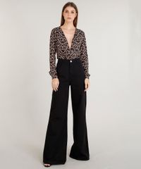 Calca-Pantalona-Feminina-Mindset-de-Sarja-Cintura-Alta-Preta-9480157-Preto_3