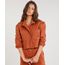 Jaqueta-de-Sarja-Feminina-Cropped-com-Bolsos-Caramelo-9458568-Caramelo_1