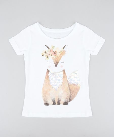 Blusa-Infantil-Raposa-com-Paetes-Manga-Curta-Decote-Redondo-Off-White-9406689-Off_White_1 Blusa-Infantil-Raposa-com-Paetes-Manga-Curta-Decote-Redondo-Off-White-9406689-Off_White_1