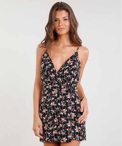 Macaquinho-Feminino-Curto-Decote-Reto-Estampado-Floral-Preto-9454526-Preto_1