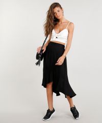 Saia-Midi-Feminina-com-Babados-Preta-9365388-Preto_3