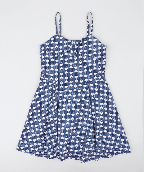 Vestido-Infantil-Estampado-de-Coracoes-com-No-Alca-Fina-Azul-Marinho-9318829-Azul_Marinho_1