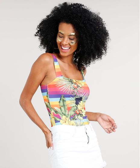 Body-Feminino-Carnaval-Arco-Iris-com-Flores-e-Frutas-Multicor-9421000-Multicor_1