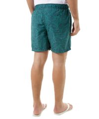 Short-Relaxed-com-Estampa-de-Folhagens-Verde-Escuro-8388737-Verde_Escuro_2