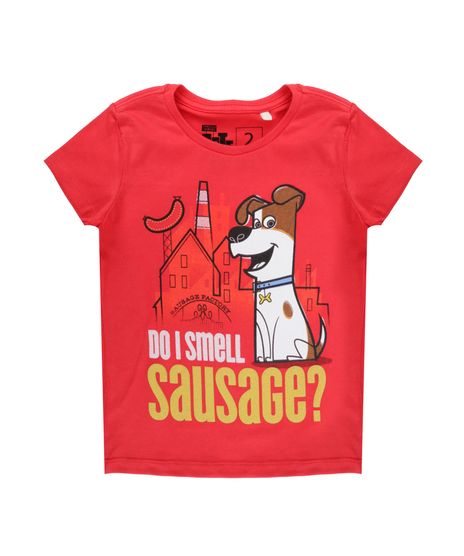 Camiseta-Pets--Do-I-Smell-Sausage--Vermelha-8388283-Vermelho_1