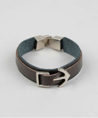 Pulseira-Masculina-com-Pingente-de-Ancora-Preta-9398702-Preto_1