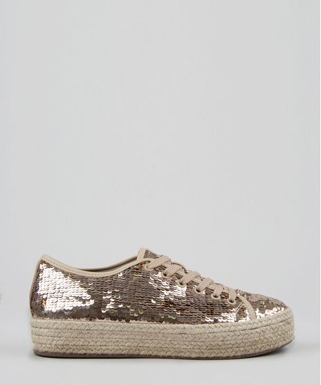 Tenis-Feminino-com-Paetes-Dupla-Face-Flatform-com-Corda-Dourado-9464700-Dourado_1