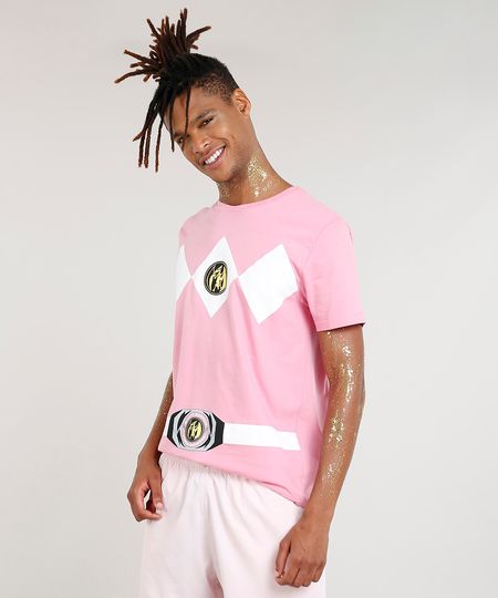 Camiseta-Masculina-Carnaval-Power-Ranger-Rosa-8525481-Rosa_1