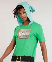 Camiseta-Masculina-Carnaval-7-Anoes--Soneca--com-Capuz-Verde-8933827-Verde_4