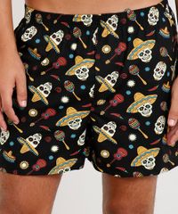 Samba-Cancao-Masculina-Carnaval-Estampada-de-Caveiras-Mexicanas-Preta-9457369-Preto_4