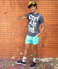 Camiseta-Masculina-Carnaval--Ctrl-Alt-Del-Last-Night--Manga-Curta-Gola-Careca-Cinza-Mescla-Escuro-9413966-Cinza_Mescla_Escuro_2