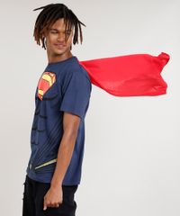 Camiseta-Masculina-Carnaval-Super-Homem-com-Capa-Manga-Curta-Gola-Careca-Azul-Marinho-9411358-Azul_Marinho_1
