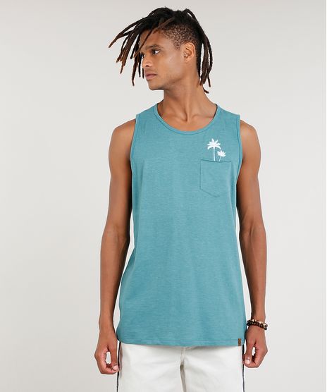 Regata-Masculina-com-Bolso-Gola-Redonda-Verde-9402640-Verde_1