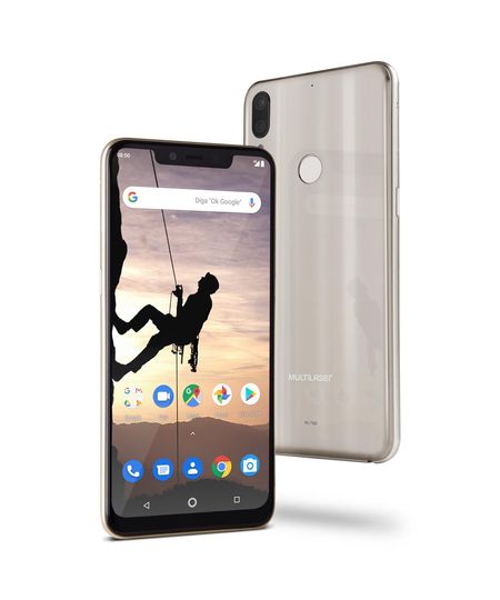 Smartphone Multilaser MS80X 4G Android 8.1 Qualcomm 4GB RAM e 64GB Tela 6,2"HD Câm Traseira 12MP+5MP Cam Frontal 16MP Dourado - NB744 é boa?