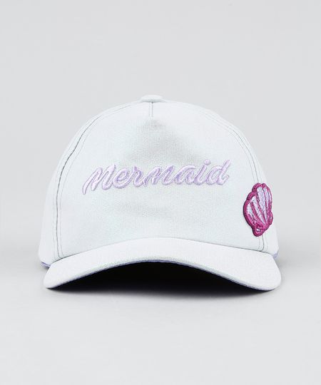 Bone-Infantil--Mermaid--com-Brilho-e-Bordado-Aba-Curva-Prateado-9441481-Prateado_1 Bone-Infantil--Mermaid--com-Brilho-e-Bordado-Aba-Curva-Prateado-9441481-Prateado_1
