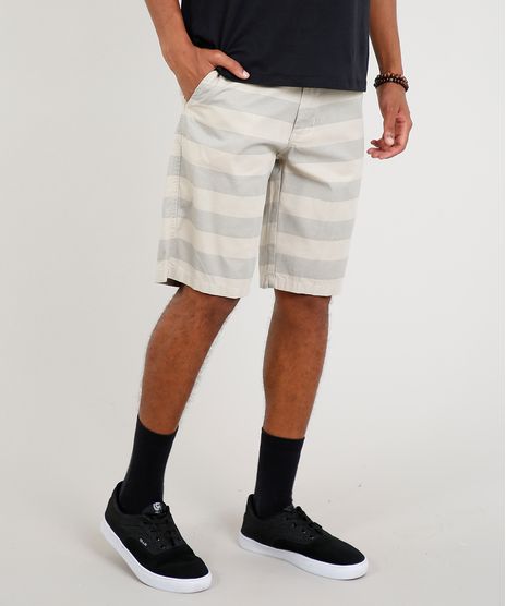 Bermuda-Masculina-Listrada-com-Bolsos-Kaki-9253686-Kaki_1