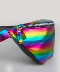 Pochete-Carnaval-Metalizada-Arco-Iris-com-Fivela-de-Metal-Multicor-9215583-Multicor_3