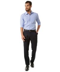 Camisa-Comfort-Pied-de-Poule-Azul-8418088-Azul_3