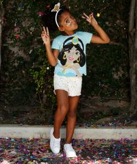 Blusa-Infantil-Carnaval-Jasmine-Manga-Curta---Tiara-Verde-Claro-9433380-Verde_Claro_2