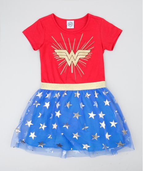Vestido-Infantil-Carnaval-Mulher-Maravilha-com-Tule-Estampado-de-Estrelas-Vermelho-9439089-Vermelho_1