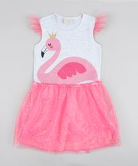 Vestido-Infantil-Carnaval-Flamingo-com-Tule-Cinza-Mescla-9439085-Cinza_Mescla_1