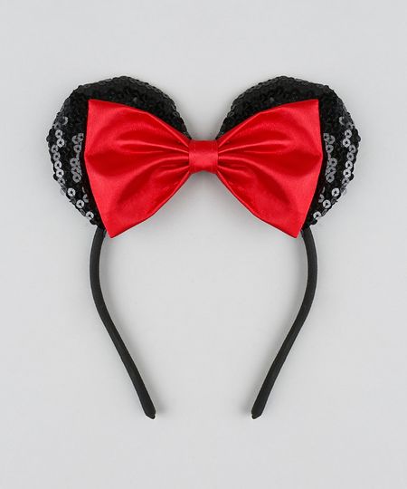 Tiara-Infantil-Minnie-Mouse-com-Laco-e-Paete-Preta-9444768-Preto_1 Tiara-Infantil-Minnie-Mouse-com-Laco-e-Paete-Preta-9444768-Preto_1