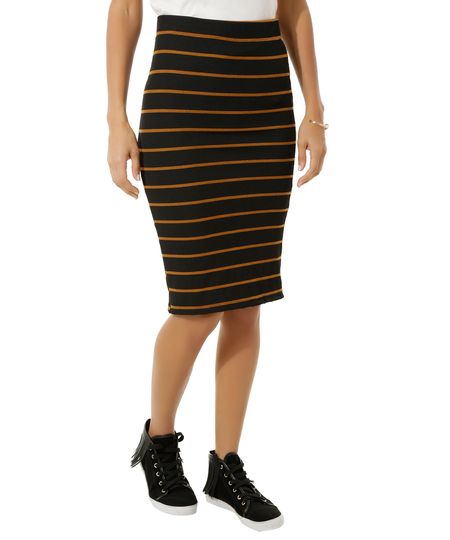 Saia-Midi-Listrada-Caramelo-8408085-Caramelo_1 Saia-Midi-Listrada-Caramelo-8408085-Caramelo_1