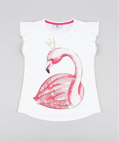 Blusa-Infantil-Carnaval-Flamingo-com-Paete-e-Babado-Manga-Curta-Decote-Redondo-Off-White-9442898-Off_White_1