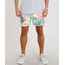 Short-Masculino-Estampado-de-Folhagens-com-Bolsos-Branco-9426745-Branco_1