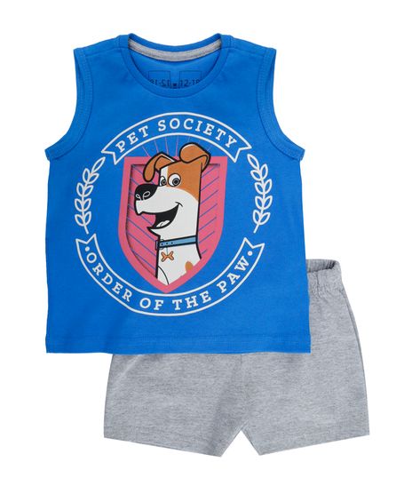 Conjunto-de-Regata-Azul---Bermuda-Pets-Cinza-Mescla-8372954-Cinza_Mescla_1