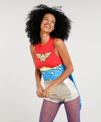 Regata-Feminina-Carnaval-Mulher-Maravilha-Cropped-com-Capa-Vermelha-8948157-Vermelho_1