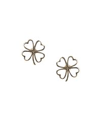 Par-de-Brincos-Trevo-de-4-Folhas-Dourado-8404726-Dourado_1