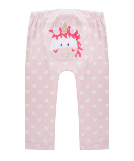 Calca-Unicornio-em-Algodao---Sustentavel-Rosa-Claro-8321370-Rosa_Claro_1