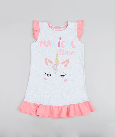 Camisola-Infantil-Unicornio-com-Babado-Sem-Manga-Cinza-Mescla-Claro-9418552-Cinza_Mescla_Claro_1