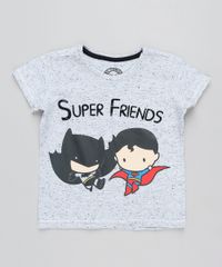 Camiseta-Infantil-Batman-e-Super-Homem-Manga-Curta-Gola-Careca-Cinza-Mescla-Claro-9433554-Cinza_Mescla_Claro_1