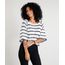 Blusa-Feminina-Ampla-Listrada-em-Trico-Manga-Curta-Decote-Redondo-Off-White-9314104-Off_White_1