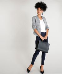 Blazer-Feminino-Estampado-Xadrez-com-Ziper-Cinza-9383124-Cinza_3