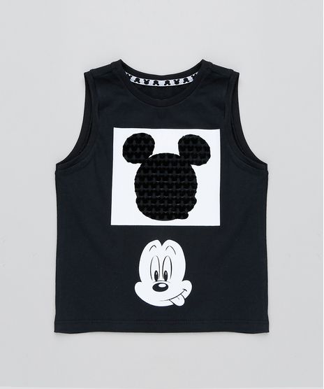 Regata-Infantil-Mickey-Mouse-Gola-Careca-Preta-9435940-Preto_1