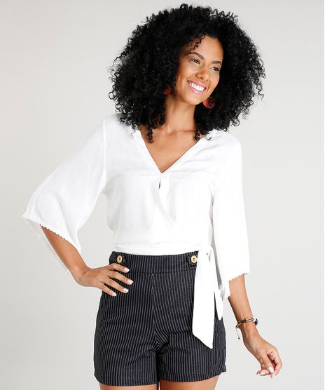 Blusa-Feminina-Transpassada-com-Amarracao-Manga-Curta-Decote-V-Off-White-9419815-Off_White_1