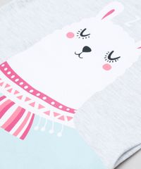 Pijama-Infantil-Lhama-Manga-Curta-Cinza-Mescla-Claro-9416385-Cinza_Mescla_Claro_4