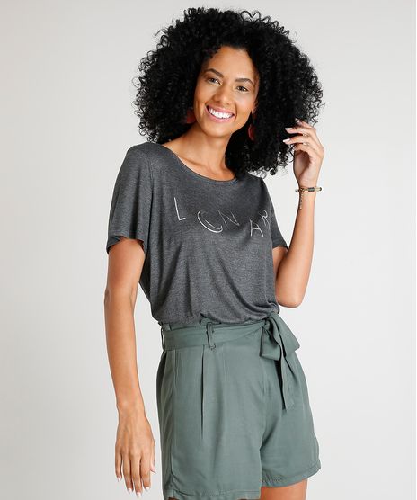 Blusa-Feminina--Lunar--Manga-Curta-Decote-Redondo-Cinza-Mescla-Escuro-9445418-Cinza_Mescla_Escuro_1