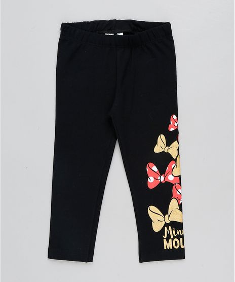 Calca-Legging-Infantil-Minnie-Mouse-com-Glitter-e-Lacos-Preta-9440324-Preto_1