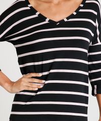 Blusa-Feminina-Basica-Listrada-com-Martingale-Manga-Curta-Decote-V-Preta-9453122-Preto_4 Blusa-Feminina-Basica-Listrada-com-Martingale-Manga-Curta-Decote-V-Preta-9453122-Preto_4