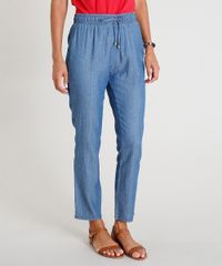 Calca-Jeans-Feminina-Jogger-com-Cordao-Azul-Medio-9469843-Azul_Medio_1