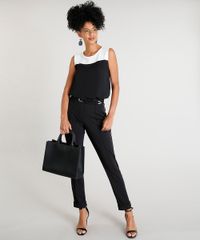 Regata-Feminina-com-Recorte-Bicolor-Decote-Redondo-Preta-9388651-Preto_3